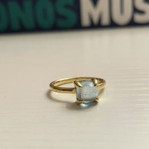 Size 7 Tiffany & Co gold Paloma Picasso Sugar Stack Ring